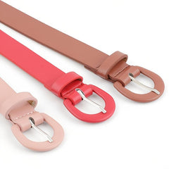Wide Leather Waist Belt for Women Jeans Trousers