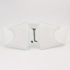Vintage Wide Elastic Dress Belt Stylish Women Waist Belt Cinch Coat Belts