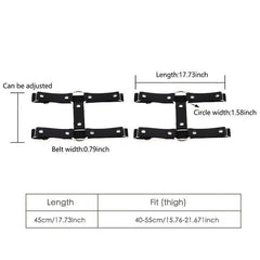 Y2K Style Double Layer Leg Rings