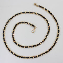 Women's Golden Waist Chain Metal Dress Suit Belt Decoration
