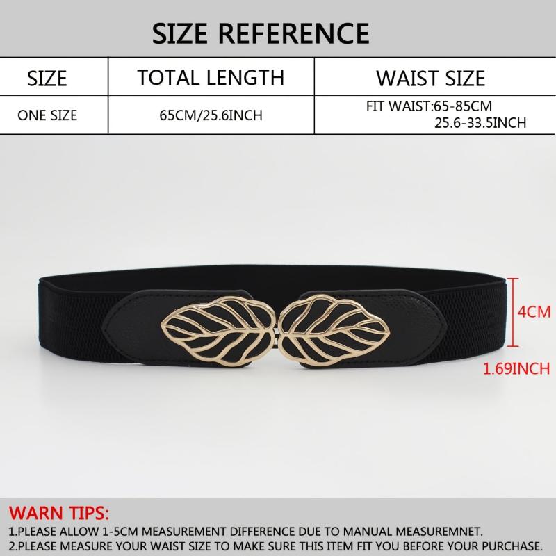 Women's Elastic Leaf Corset Belt For Dresses and Jeans