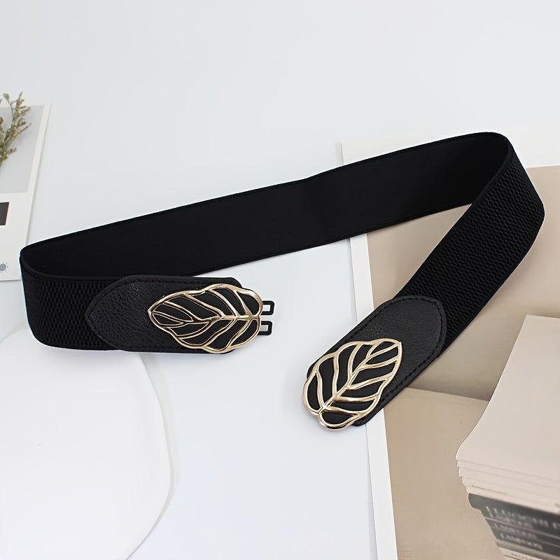 Women's Elastic Leaf Corset Belt For Dresses and Jeans