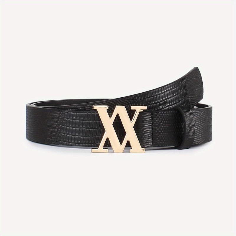 Stylish V Buckle PU Leather Waist Belt for Women