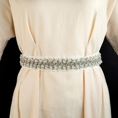 Floral Hollow Wedding Bridal Dress Waistband