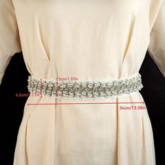 Floral Hollow Wedding Bridal Dress Waistband