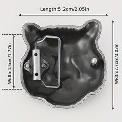 Vintage Tiger Head Belt Buckle for Men & Women Western Cowboy Cowgirl