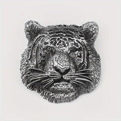 Vintage Tiger Head Belt Buckle for Men & Women Western Cowboy Cowgirl