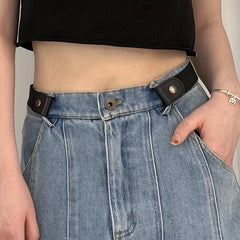 Unisex Elastic Belt for Men Women No Bulge No Hassle