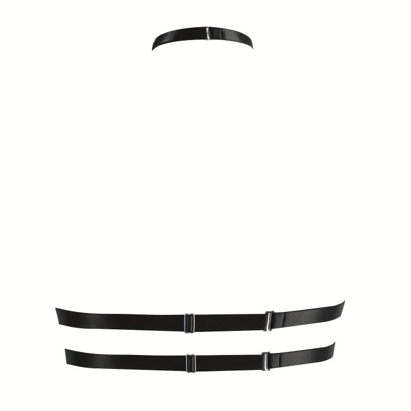 Sexy Hollow Out Harness Bra Metal Cage Gothic Chain Belt Bikini Belly Chain