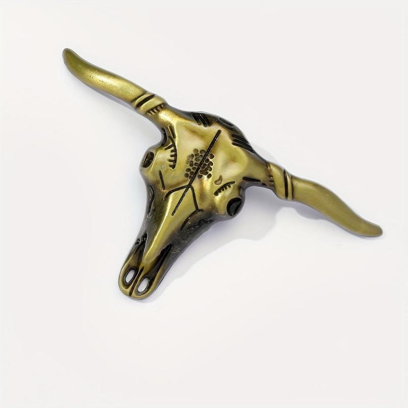 Big Bull Head Belt Buckle for Women & Men Western Jeans Accessories