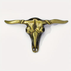 Big Bull Head Belt Buckle for Women & Men Western Jeans Accessories