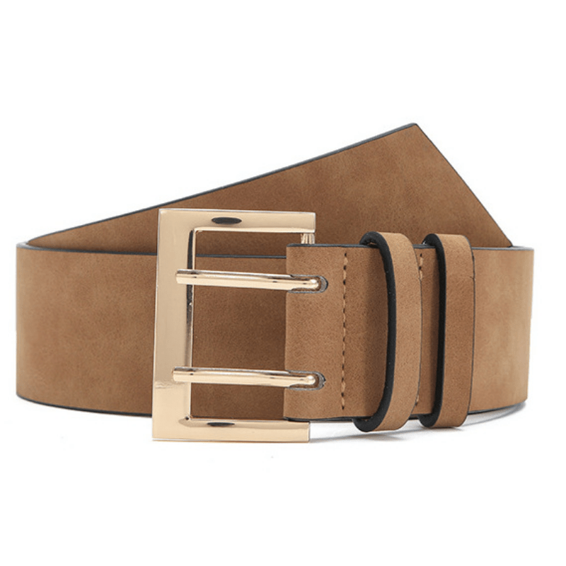 Double Pin Buckle Belt Vintage Dress Girdle For Women