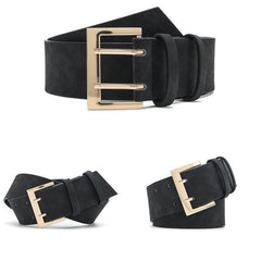 Double Pin Buckle Belt Vintage Dress Girdle For Women