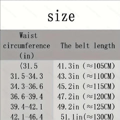 Men's Leather Belt Waist Stap Without Buckle Business Belt