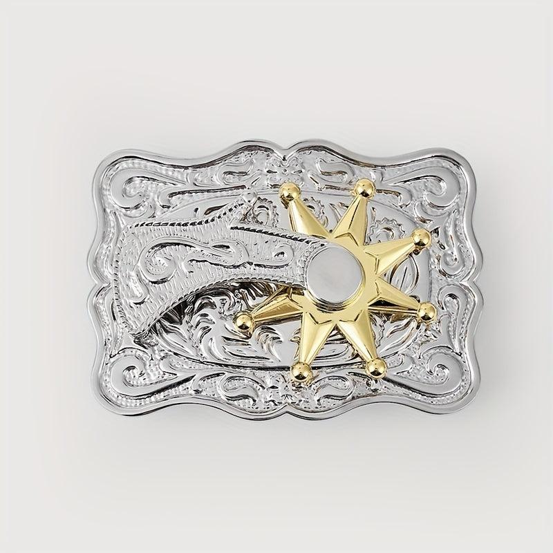 Vintage Leather Belt Buckle for Women DIY Waistband