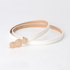 Geometric Decor Belt With Hole Punch For Jeans Pants Dress Women
