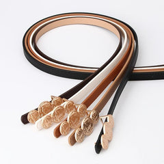 Geometric Decor Belt With Hole Punch For Jeans Pants Dress Women