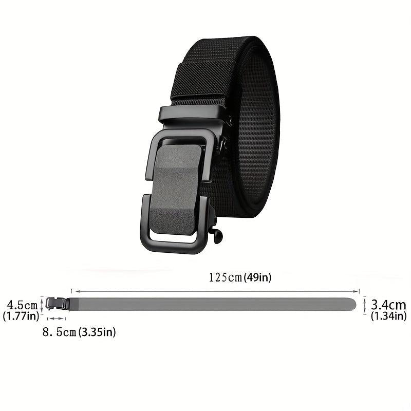 Men's Tactical Belt Metal Buckle Quick Release Military Belt