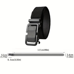 Men's Tactical Belt Metal Buckle Quick Release Military Belt