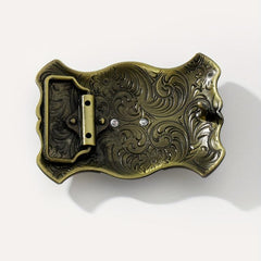 Vintage Western Bull Head Belt Buckle for Women & Men
