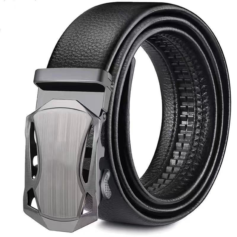 Casual High Men's Belts Sport Car Automatic Buckle Business Belt