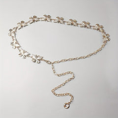 Y2K Butterfly Metal Waist Chain Belly Chain for Women