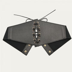 Women Corset Belt Wide Elastic Tie Belt For Dress
