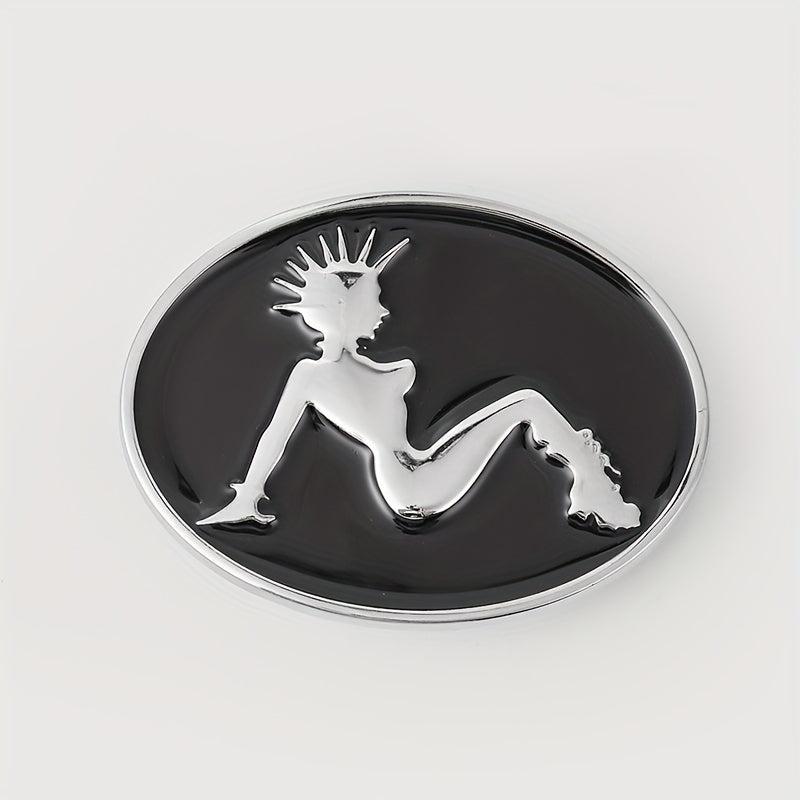Women's Dancing Lady Belt Buckle for Jeans DIY