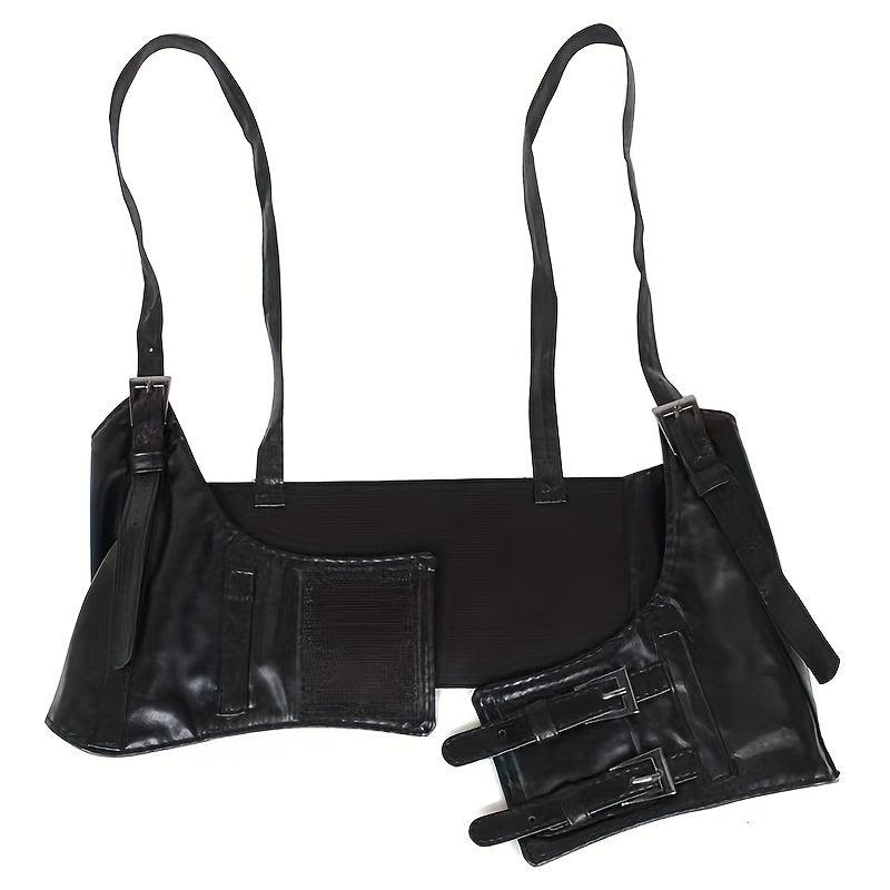 Y2K PU Leather Harness Belt Punk Waist Belt Corset for Women