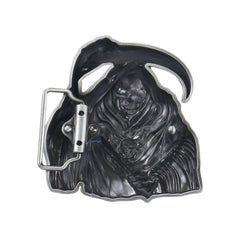 Grim Reaper Skull Belt Buckle Metal Western Cowboy Jeans Accessories