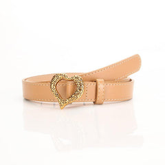 Vintage Heart Buckle Belt Classic Girdle For Women