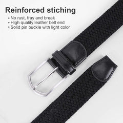 Canvas Elastic Waistband Casual Unisex Belt 3.3cm