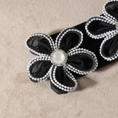 Wide Belt Elastic Waistband PU Leather Decor Women