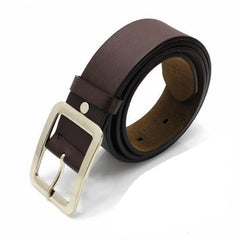 Men's Square Buckle Casual Belt for Pants Jeans