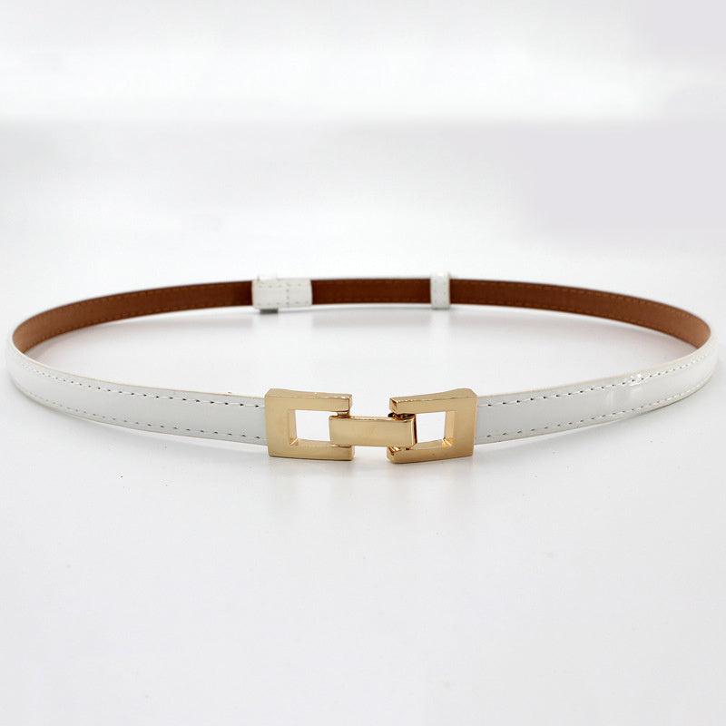 Thin Belt Women's Adjustable Buckle Waist Belt