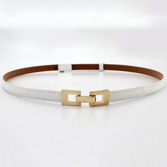 Thin Belt Women's Adjustable Buckle Waist Belt