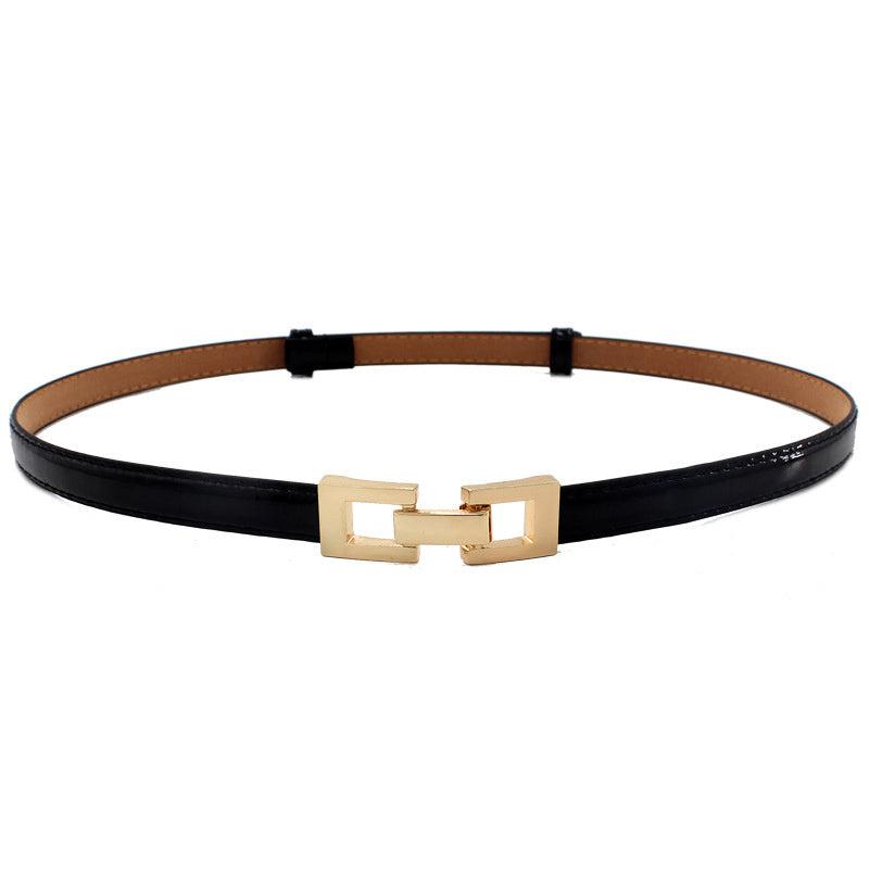 Thin Belt Women's Adjustable Buckle Waist Belt