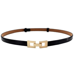 Thin Belt Women's Adjustable Buckle Waist Belt