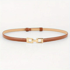 Thin Belt Women's Adjustable Buckle Waist Belt