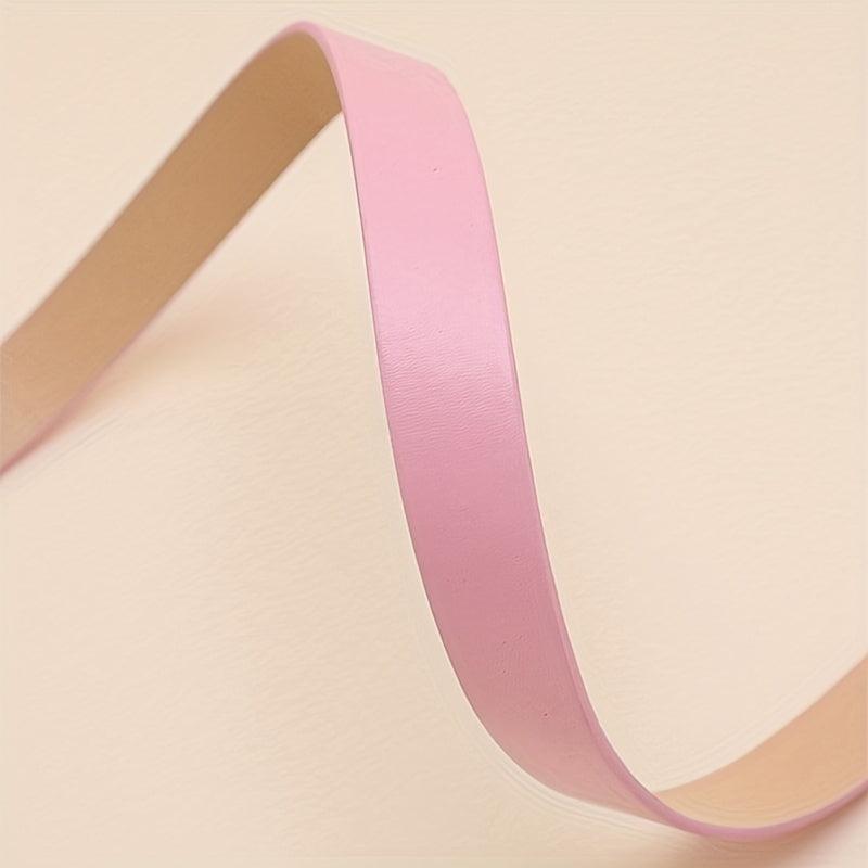 Pink Rhinestone Star Buckle Y2K Belt