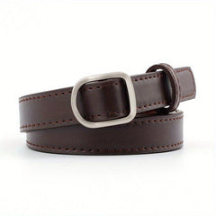 Women's Non-Porous Thin Belt for Jeans and Pants