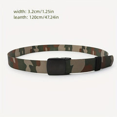 Breathable Nylon Military Tactical Belt No Metal Buckle