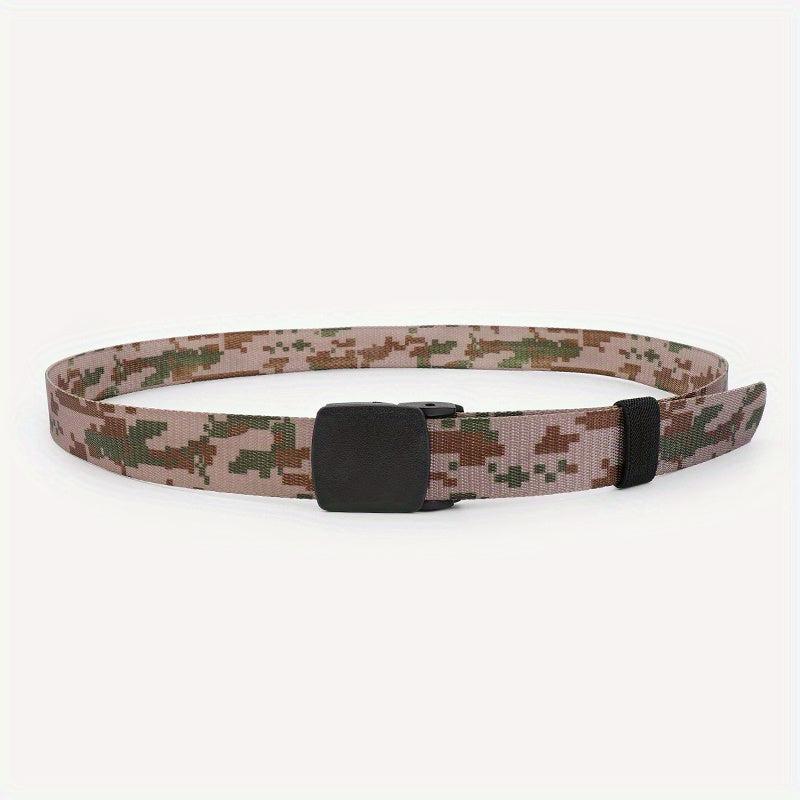 Breathable Nylon Military Tactical Belt No Metal Buckle