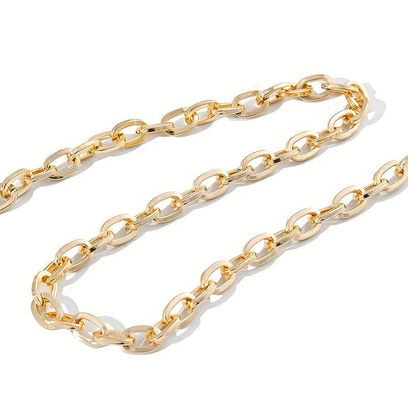 Rhinestone Decor Waist Chain Body Chain