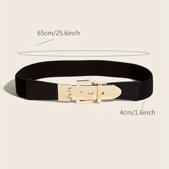 Punk Elastic PU Waistband Girdle Belt For Women