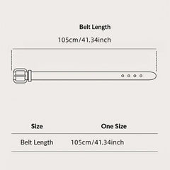 Round Buckle Belt Women Casual Dress Belt Leather Belt Waistbands