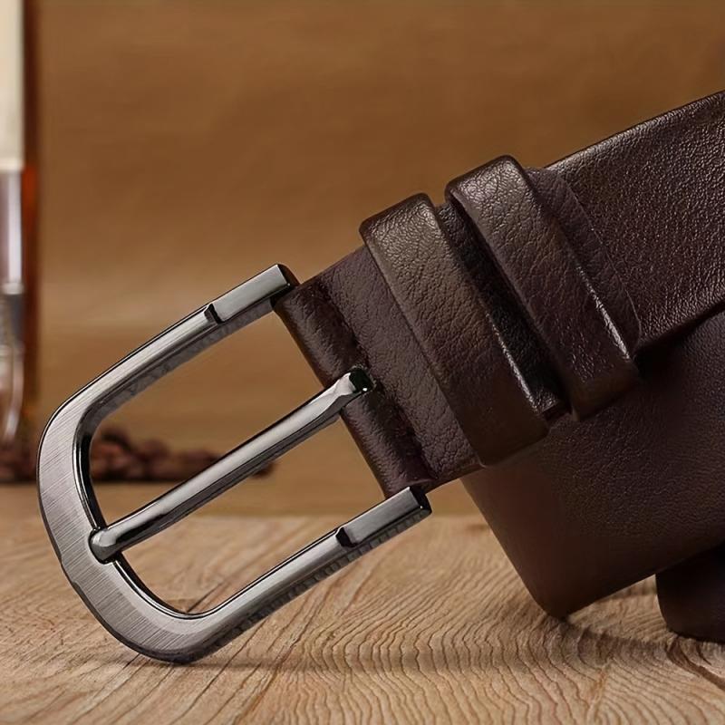 Needle Buckle Belt Men's Perforated Casual Vintage Business Belt