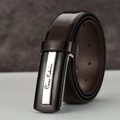 Classic Leather Men's Belt in Black Color