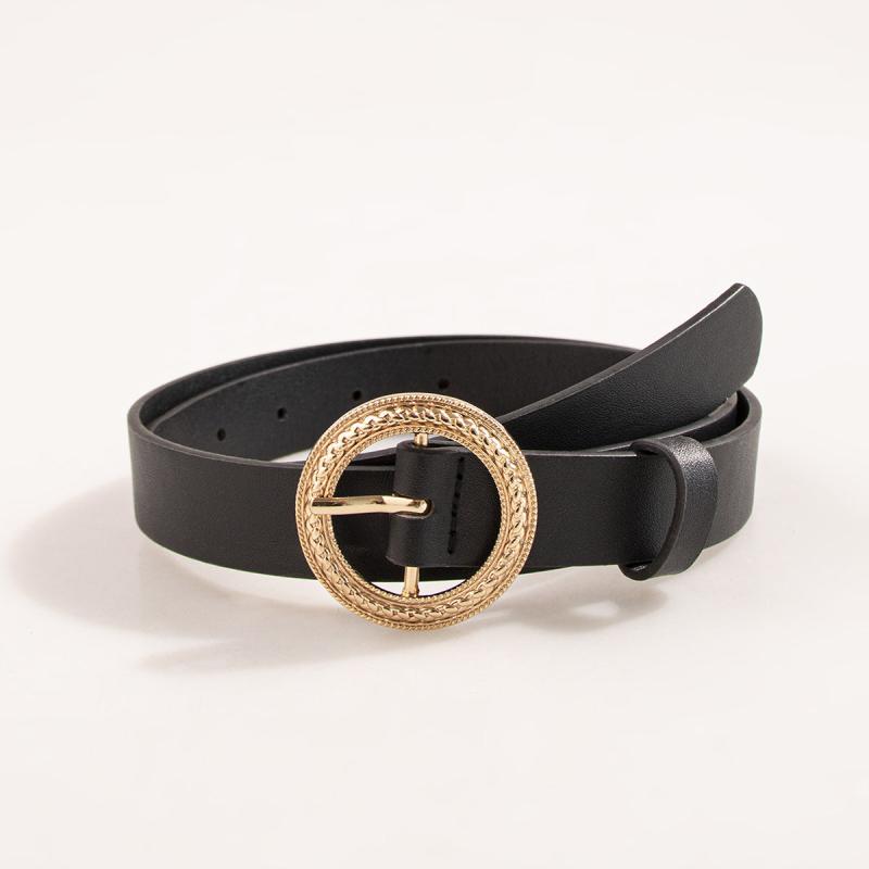 Loop Women Jeans Belt PU Leather Ladies Belt For Jeans Pants Dress Waist Belt