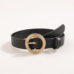 Loop Women Jeans Belt PU Leather Ladies Belt For Jeans Pants Dress Waist Belt